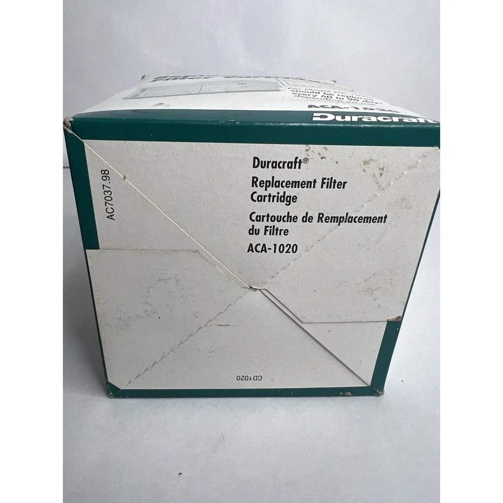 NEW Duracraft ACA-1020 Replacement Filter Cartridge NIB DA-1020